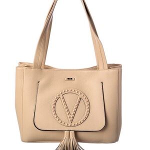 Valentino by Mario Valentino Estelle rock leather tote